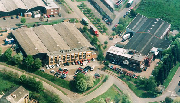 Aerial view of the Astraseal factory